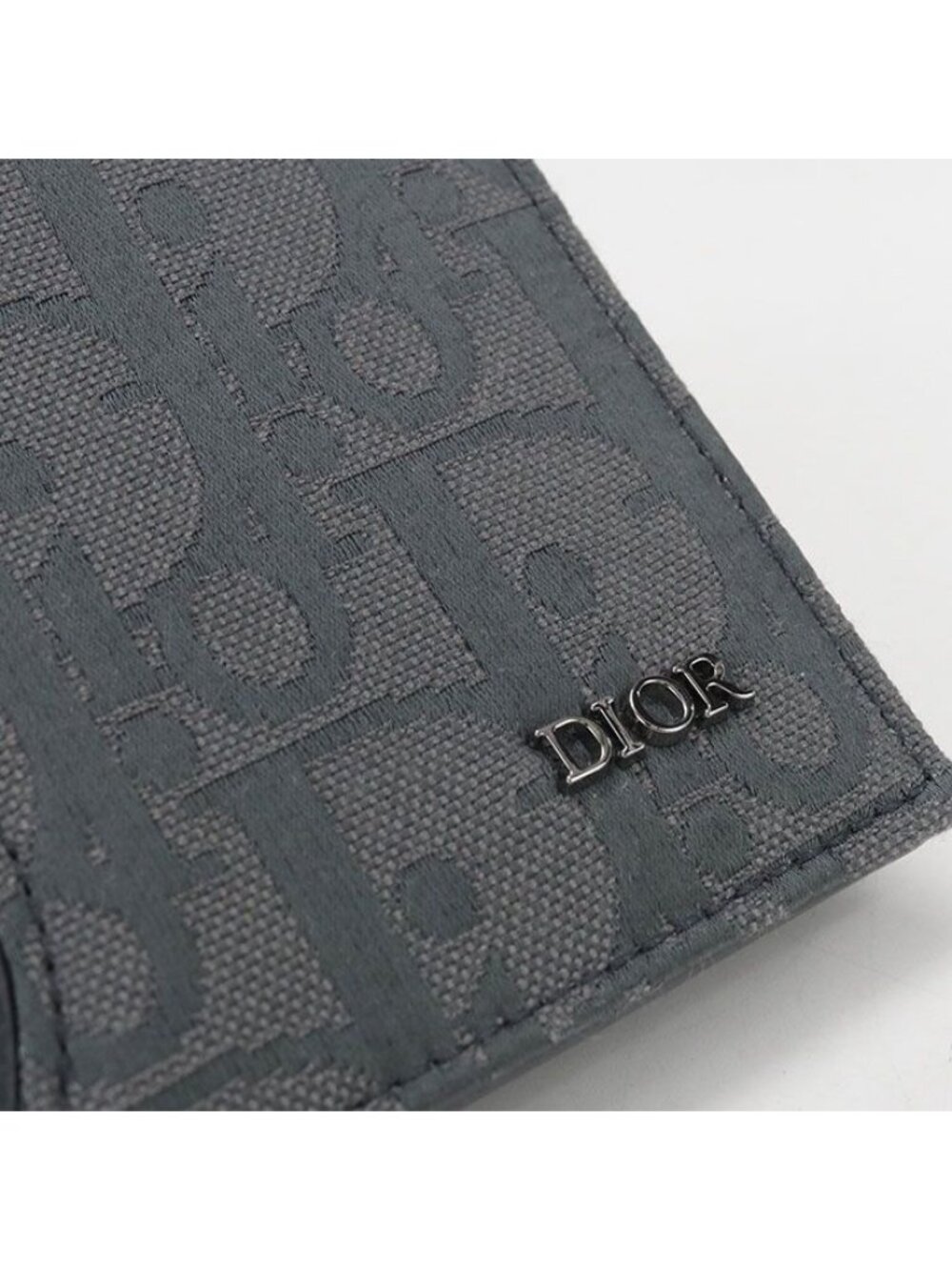 Dior Saddle Bifold Wallet Cotton - Picture 6 of 7